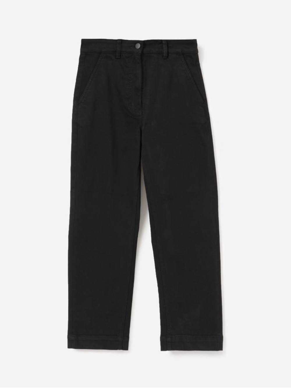 Everlane Straight Leg Crop - Black 20 - Picture 1 of 13
